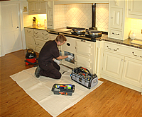 aga being serviced