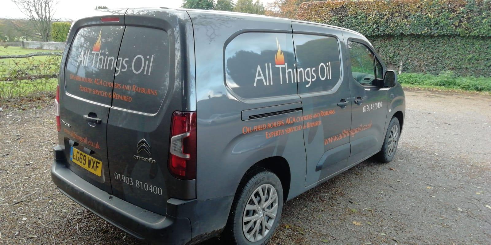  All Things Oil service van  